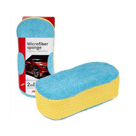 Burete mare cu 2 fete microfibra, 23x10cm, 03840 Amio