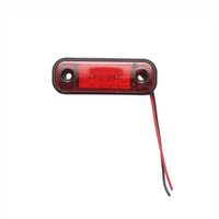 Lampa gabarit 84x24, 12 LED-uri, 12-24V, rosie, Formplas FR-0175W, BK79006