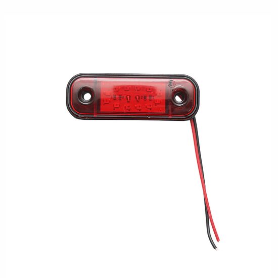 Lampa gabarit 84x24, 12 LED-uri, 12-24V, rosie, Formplas FR-0175W, BK79006