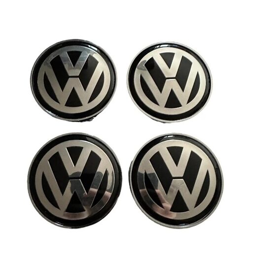 Set 4 capace pentru jante aliaj, 68mm, emblema Volkswagen