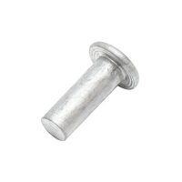 Nit aluminiu plin 4x8mm, diametru cap 15mm, pentru ferodouri, set100 bucati, HH95 