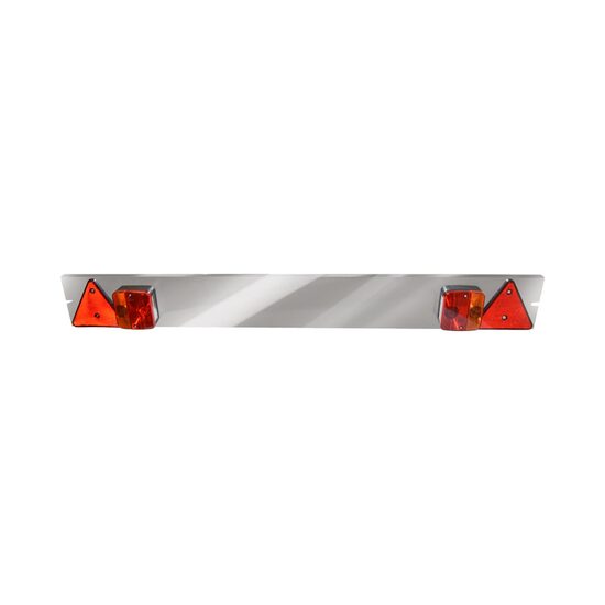 Kit lampi remorca cu bara, 1200mm, 12V, cablu 6m, fisa 7 pini, 2 triunghiuri, lampi cu bec, CK67  