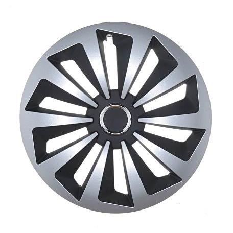 Capace roti 13'' Jestic Fox II cu inel, grafit cu argintiu