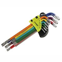Set 9 chei imbus TorxH, T10-T50, 230mm, multicolor, 63831 Carmotion