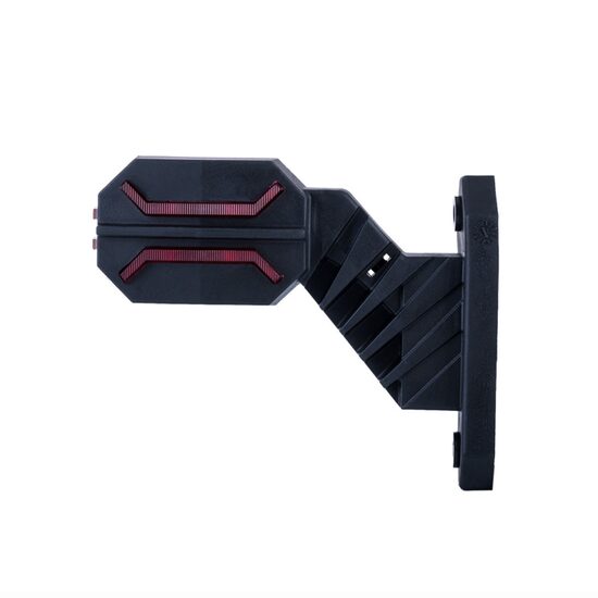 Lampa gabarit cu brat oblic 45°, 135mm, 16LED-uri, 3 functii, stanga, Dragon, Hor134, LD3063 Horpol