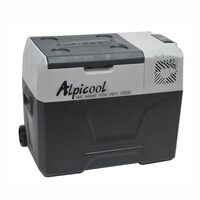 Frigider auto cu compresor 40L, 12V-24V-230V, 45W, -20°C, conectare bluethooth, cu aplicatie pe telefon, USB, Freeze, tip troler, 07084 Alpicool