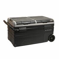 Frigider auto cu compresor 75L, cu 2 compartimente, 12V-24V-230V, -20°C, conectare bluethooth, cu aplicatie pe telefon, Ice Box Duo, 07099 Alpicool