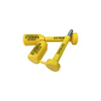 Set 10 bucati sigilii pentru container, fi8mm, lungime 70mm, galbene, LCN038
