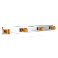 Suport universal ustensile si scule, prindere pe perete, aluminiu si cauciuc, 57148B Handy
