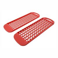 Set 2 placi antiderapante 4x4, offroad, 64x20, rosii, 01459 Compass