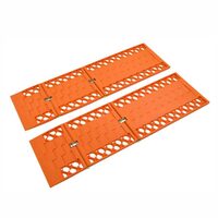 Set 2 placi antiderapante 4x4, offroad, 60x18, pliabile, Orange, 01460 Compass