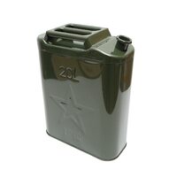 Canistra metal 20L, cu dop insurubabil, joasa LZ10