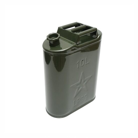 Canistra metal 10L, cu dop insurubabil, joasa LZ09