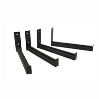 Set suporti depozitare 4 roti, jante sau anvelope auto, prindere pe perete, otel, 09263 Compass 