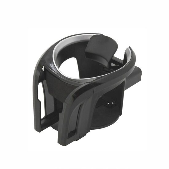 Suport pahar si telefon, montare grila ventilatie, 2in1, negru-crom, Select, 06270 Compass 