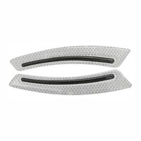 Set 2 bucati protectie usa, carbon silver, reflectorizant 18x4cm, Sword 34305 Compass