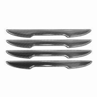 Set 4 bucati protectie usa, maner, carbon, 15x1.5cm, 34309 Compass