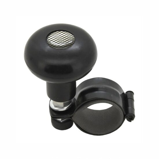 Nuca volan rotunda, neagra cu bulina carbon, 06431 Compass 
