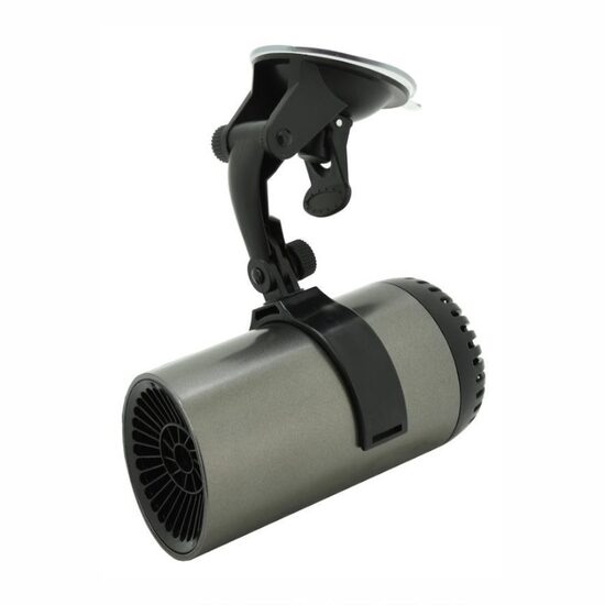 Ventilator 12V, 2in1, 150W, aeroterma dezghetare parbriz, tip foen, prindere cu ventuza, 07206 Compass 