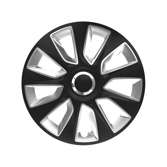 Capac roata 17inch, Stratos Rc, negru silver cu inel, KV1522 Versaco