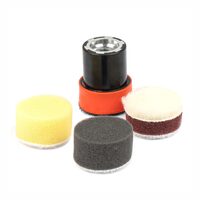 Set 4 mini bureti polisare cu disc, fi30, detailing, 03701Amio