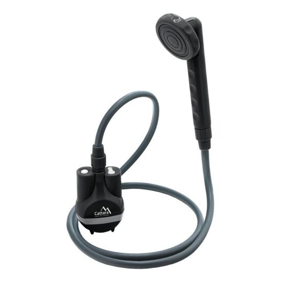 Dus portabil cu acumulator, 2200 mAh, 3l/min, cablu 2m, prindere ventuza, carlig, 13298 Compass