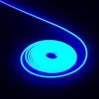 Banda LED, Neon Flex, 12V, 5m, albastra, JSUNSPT-NEON-2835-1-12V-Blue 
