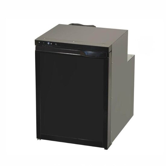 Frigider auto cu compresor 50L, 12V-24V, 60W, -20°C, incorporabil, conectare bluethooth, cu aplicatie pe telefon, negru, 07076 Alpicool