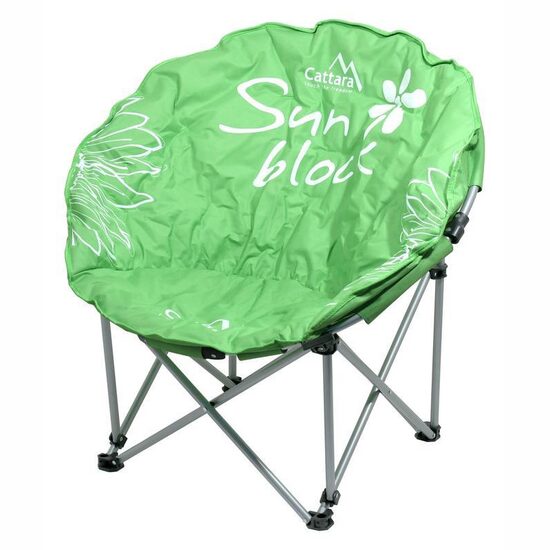 Scaun camping pliabil, verde, Flowers, 13470 Cattara