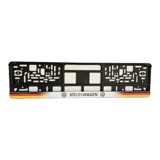 Suport numar scris VW, fundal alb, Dobre