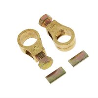 Set 2 borne acumualtor 12-24V, cupru, fixare rapida cu surub, fi 16-18mm, max 300A, 58962 Carmotion