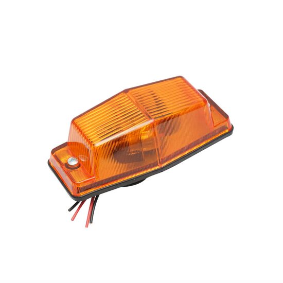 Lampa gabarit 130x54, bec R10W, 12-24V, galbena, Double Burner, FR0221 Formplas