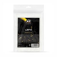 Laveta microfibra 40x40, pentru curatare piele, alba, Lefa Pro, D5105 K2