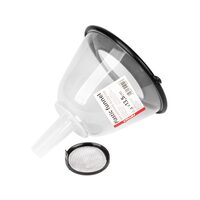 Palnie plastic cu sita, fi13.5cm, alb transparent cu capac, 04042 Amio