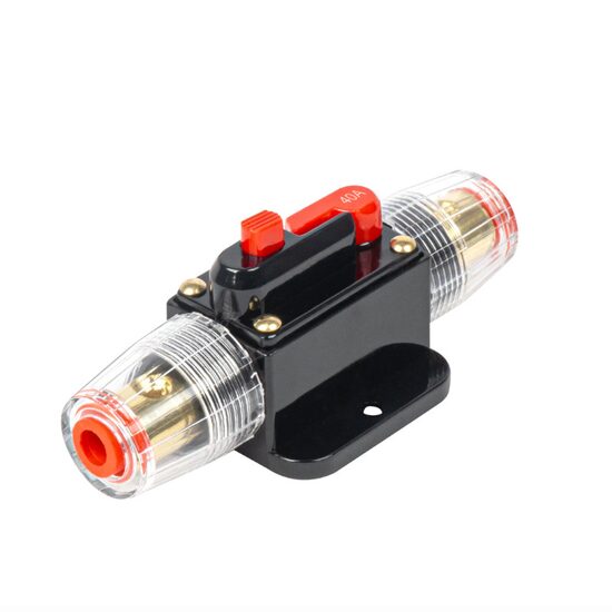 Siguranta automata rearmabila cu reset, cilindrica, 40A, 12-48V, 03817 Amio 