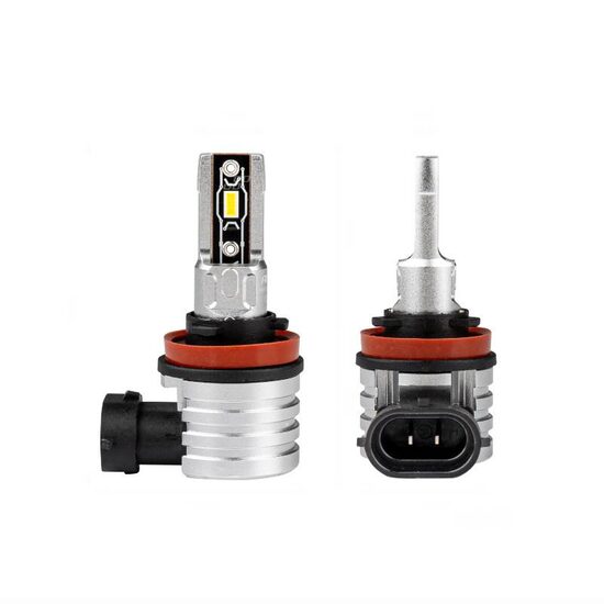 Set 2 becuri H8,H9,H11,H16, LED, 9-32V, 50W, 2225lm, 6500K, H Mini 03333 Amio