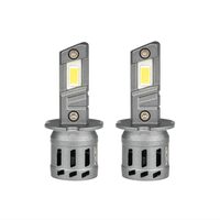 Set 2 becuri  H3, LED, 11-18V, 30W, 2936lm, 6000K, cu radiator, X5 Winger Series, 03944 Amio
