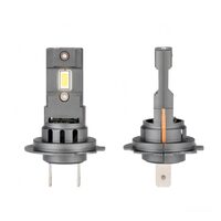 Set 2 becuri  H7-H18, LED, 12V, 44W, 3936lm, 6500K, cu radiator, Canbus, X4 Aviator 03764 Amio