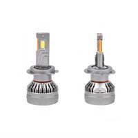 Set 2 becuri H7-H18, LED, 9-48V, 50W, 4500lm, 6500K, cu radiator, HP Full Canbus, 03674 Amio 