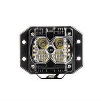 Proiector 125x80, faza lunga si pozitie galbena, cu LED, 9-36V, 60W, 6000lm, spot, incastrabil, 04207 Amio