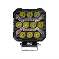 Proiector lucru 110x110, LED, cu pozitie galbena, 9-36V 54W, 10000lm, 6500K, spot, 04209 Amio 
