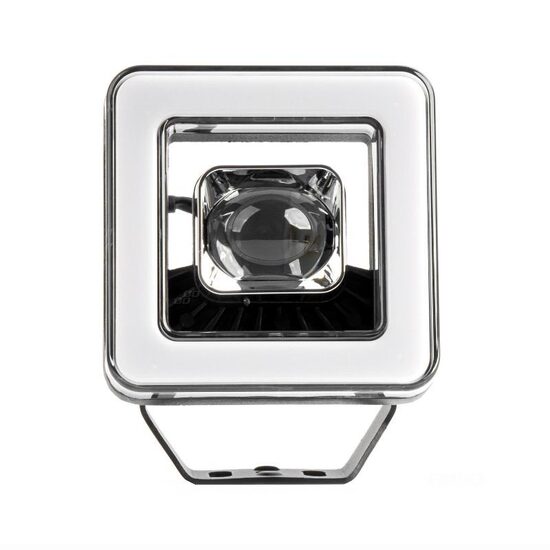 Proiector 114x114, LED, 9-36V, 45W, 8000lm, 4 functii, cu semnalizare si pozitie NEON, faza scurta, faza lunga, spot, 04198 Amio