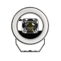 Proiector fi114, LED, 9-36V, 45W, 8000lm, 4 functii, cu semnalizare si pozitie NEON, faza scurta, faza lunga, spot, 04199 Amio