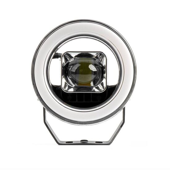 Proiector fi114, LED, 9-36V, 45W, 8000lm, 4 functii, cu semnalizare si pozitie NEON, faza scurta, faza lunga, spot, 04199 Amio