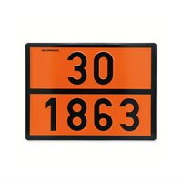 Placa ADR transporturi periculosoase FUEL, AVIATION, TURBINE ENGINE, 40x30cm, 30/1863 Vesta