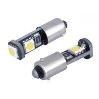 Set 2 becuri bord, T4W-BA9S, cu 3 Leduri SMD5050, 12V,  alb, Canbus, VISION 58313