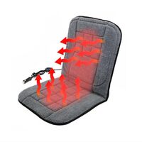 Perna scaun cu incalzire, 12V, plush gri, cu termostat incorporat, TEDDY, 04121 Compass