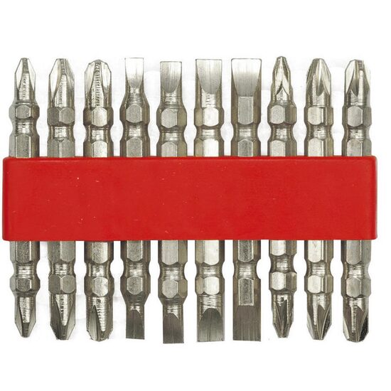 Set 10 biti dubli, PZ2 - 65MM, cu 2 capete, TO-66112 Compass