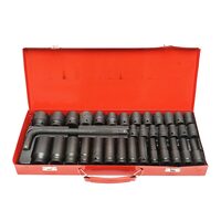 Trusa chei tubulare si tubulare adanci 35 bucati BK78565
