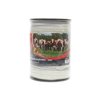Rola banda alb-galben-negru, latime 20mm 5x0.3mm SS ,200m , pt gard electric BK87536